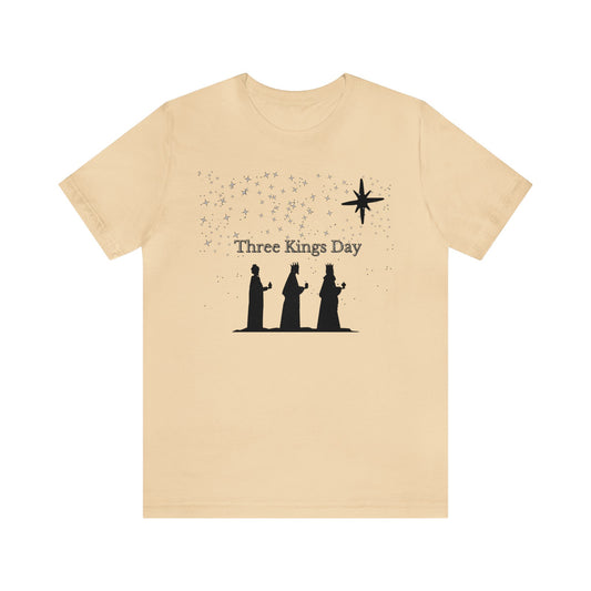 Three Kings Day Starry Night Unisex Jersey Short Sleeve Tee