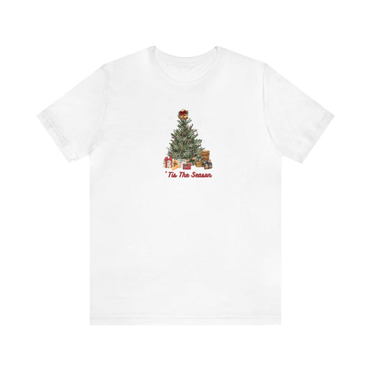 Tis the Season Christmas tree festive Unisex Short Sleeve Tee