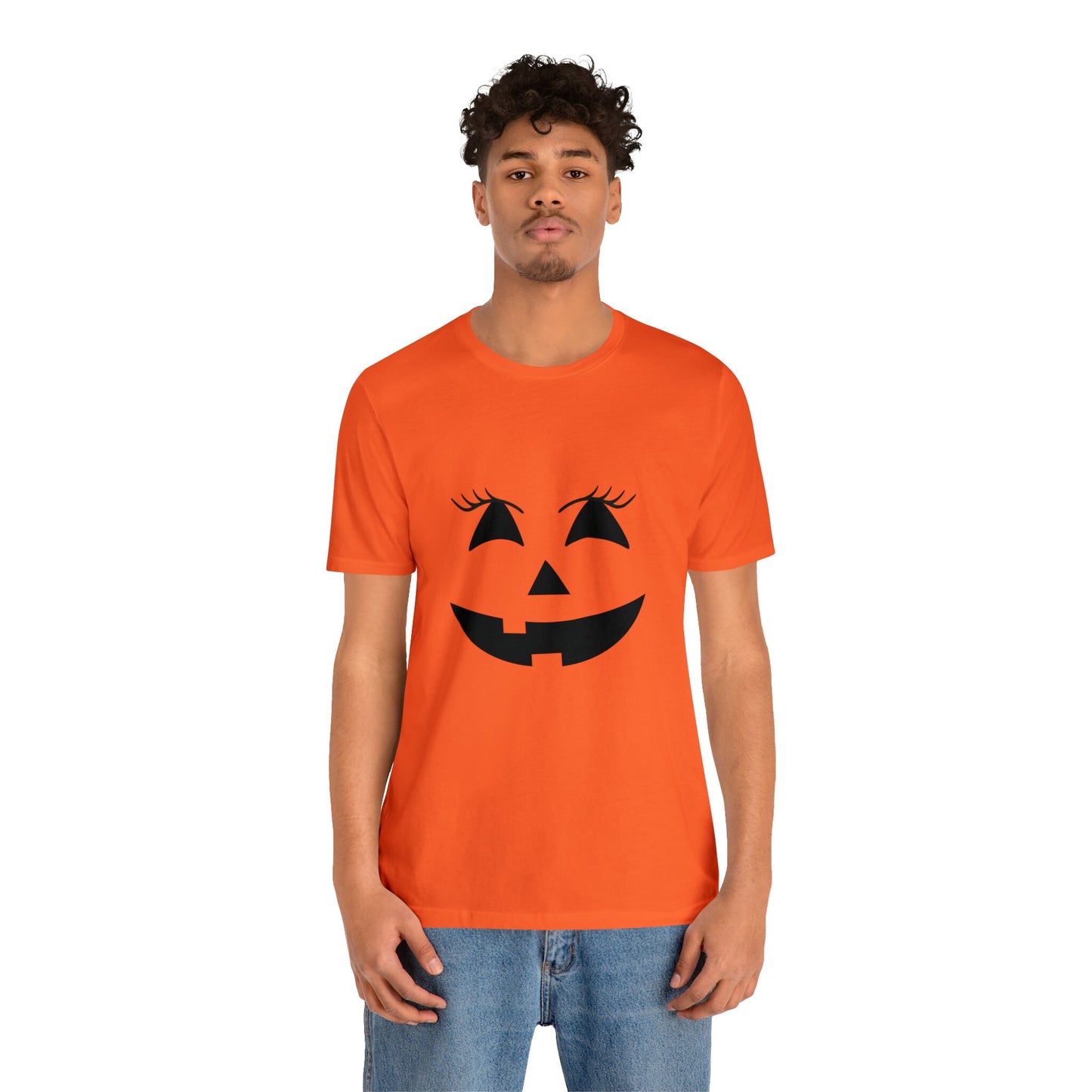 jack-O lantern face, halloween, pumpkin, t-shirt, Short Sleeve Tee pumpkin face funny, party gift friend family teacher co worker coach