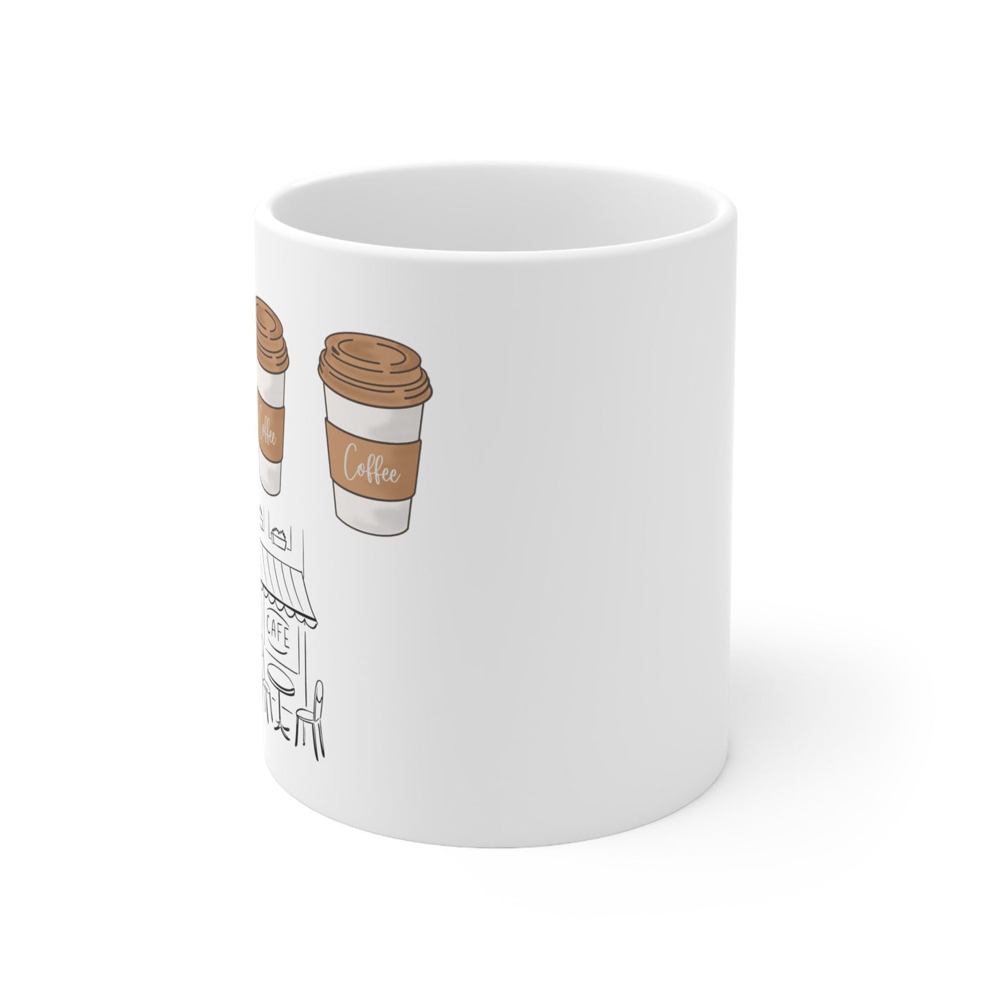 Coffee, Cafe, Resturant, addict, Ceramic Mug 11oz