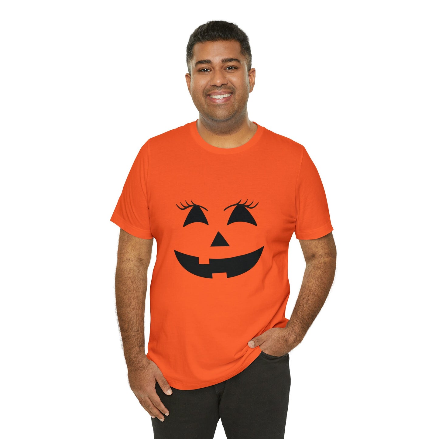 jack-O lantern face, halloween, pumpkin, t-shirt, Short Sleeve Tee pumpkin face funny, party gift friend family teacher co worker coach