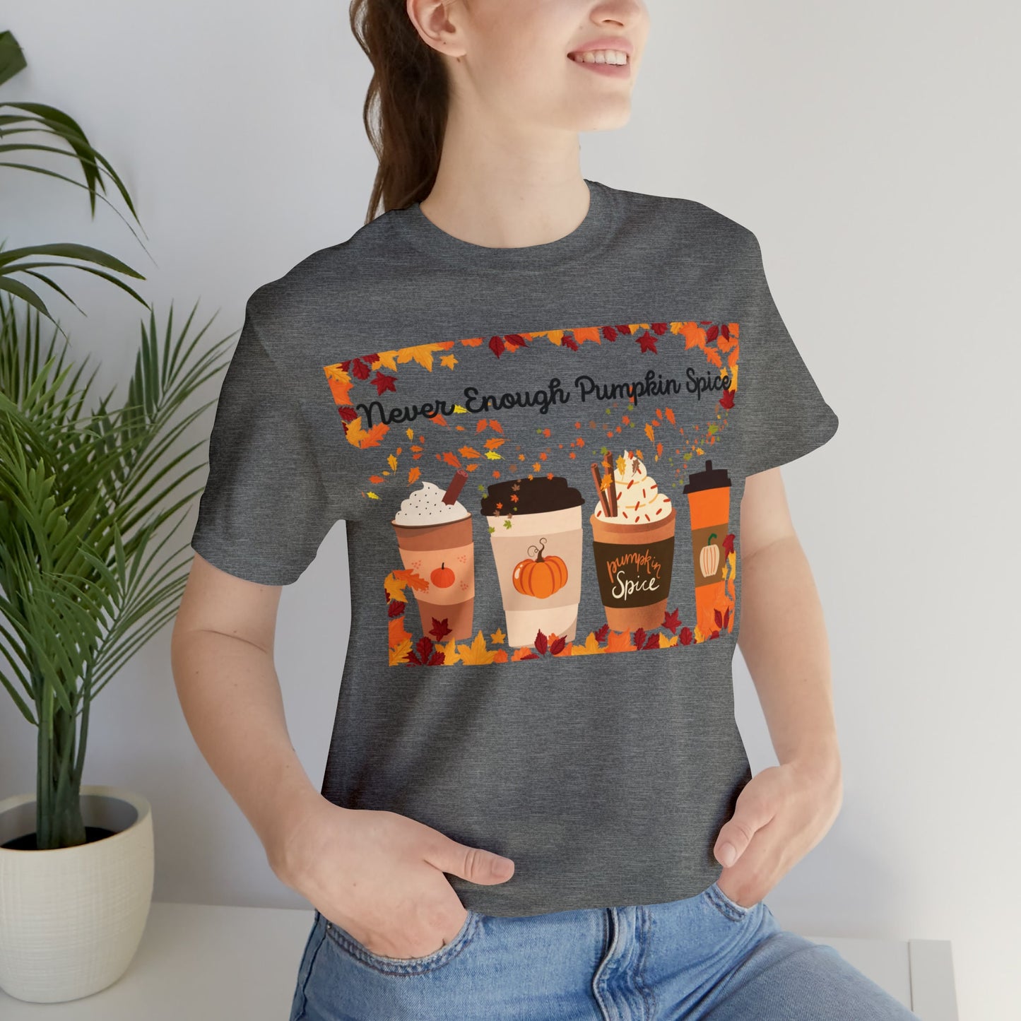 Pumpkin Spice, fall ,t-shirt, teeshirt, halloween, Unisex Jersey Short Sleeve Tee Fall,