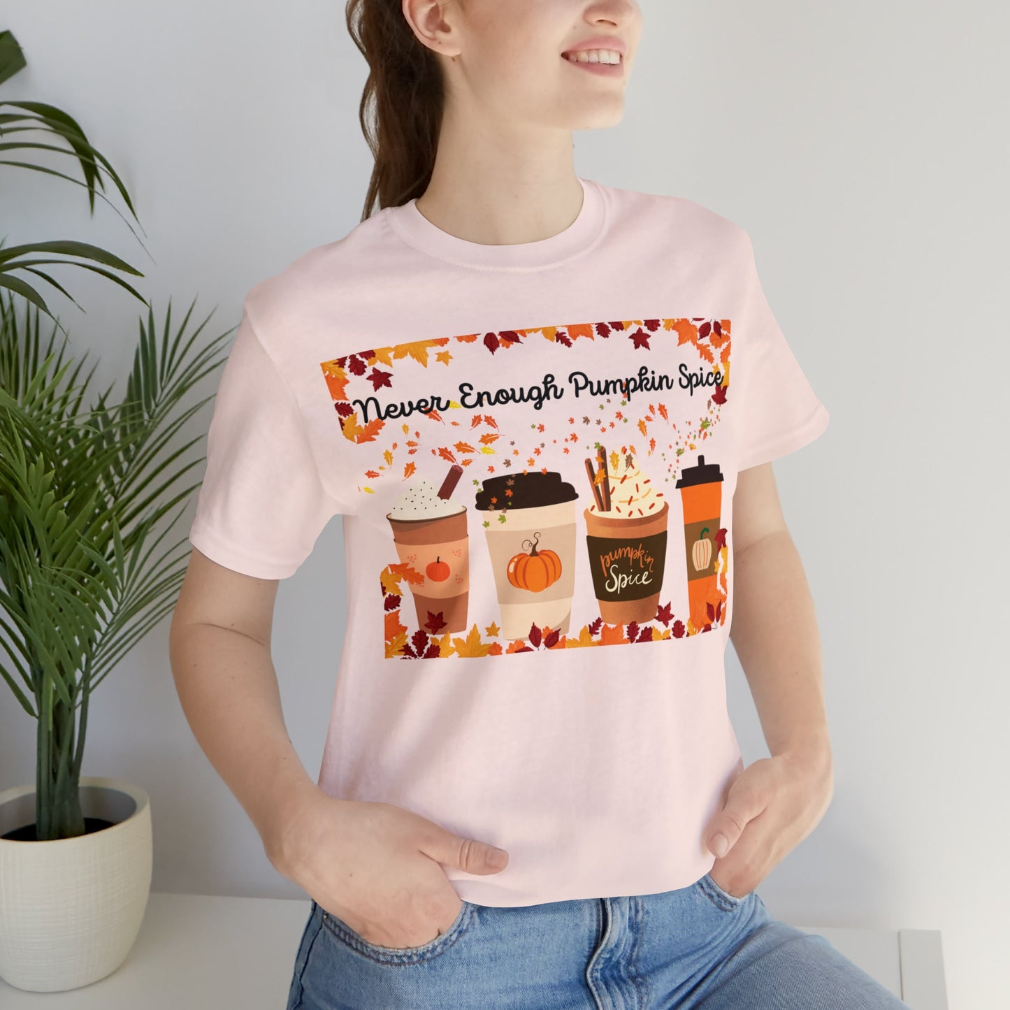 Pumpkin Spice, fall ,t-shirt, teeshirt, halloween, Unisex Jersey Short Sleeve Tee Fall,